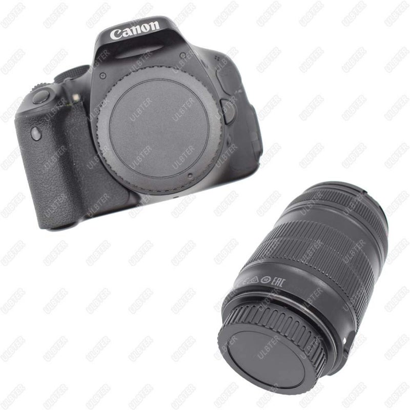 ULBTER Front Body Cap and Rear Lens Cap Cover for Canon EOS EF/EF-S Lens for Rebel T7 T6 T5 T8i T7i T6i SL3 SL2 T6S,5D Mark IV/III/II, 6D Mark II/I, EOS 90D/80D 77D 70D, 7D Mark II, 1D X Mark II - Image 4